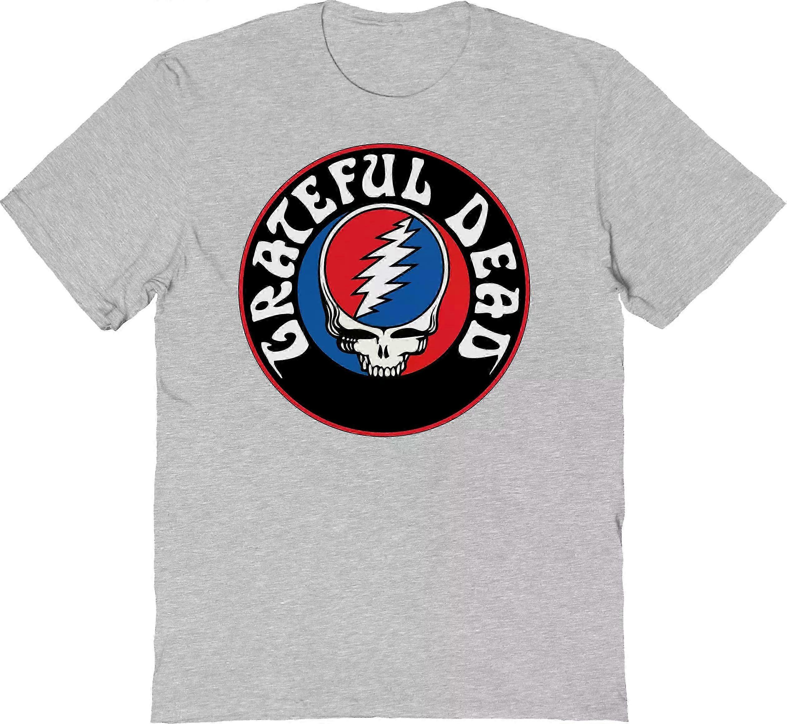 Lightning Skull Logo Grateful Dead T-shirt Rockinstone
