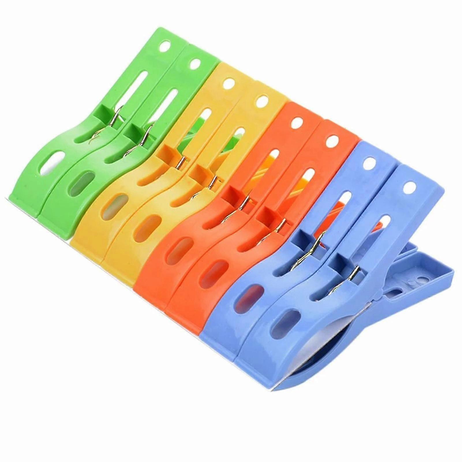 8pcs/set Powerful Plastic Food Bag Sealing Clips for Bathroom