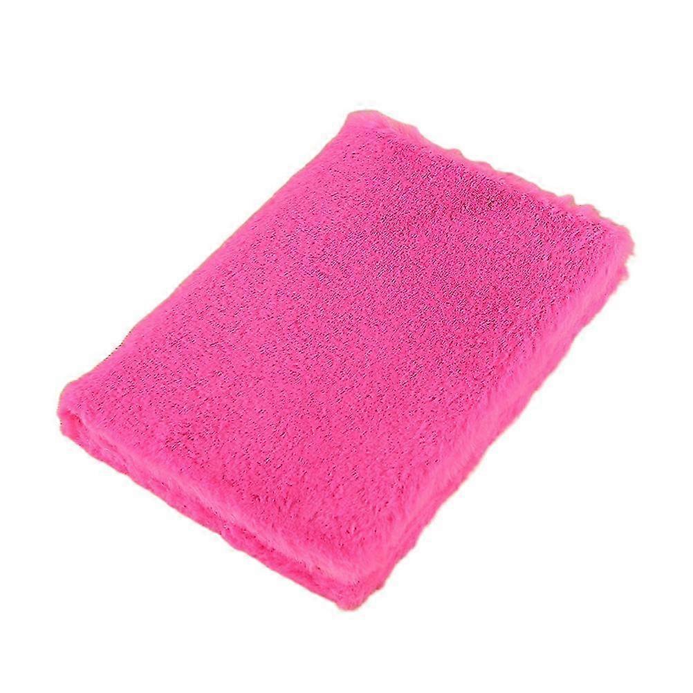 Fashion A5 Plush Notebook Creative and Lovely Notebook Planner Organizer Diary Notebook(Rosy) 25-26