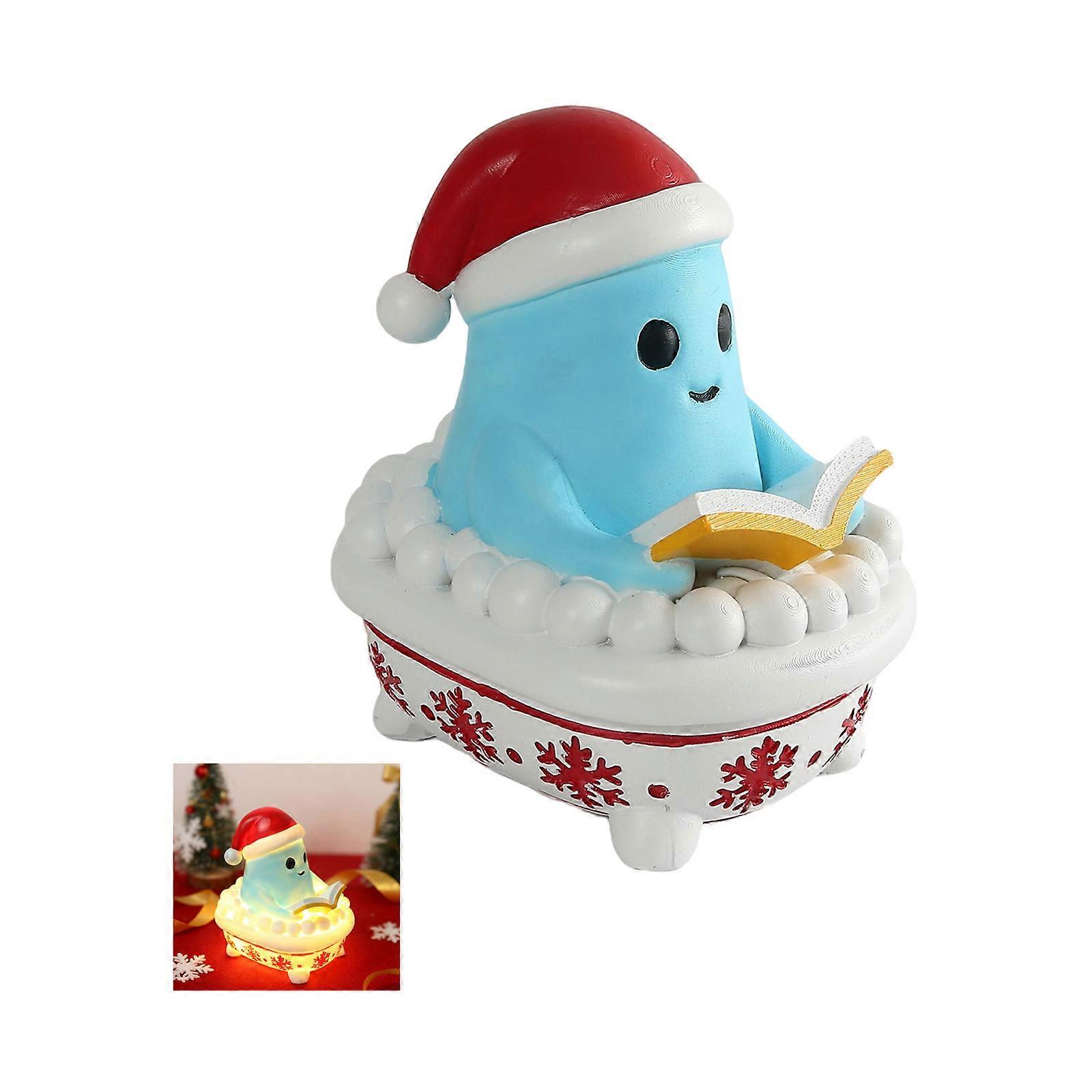 Creative Halloweens Christmas Ghosting Puppies Resin Decorative Lanternn With Builts In Hook And Energy Saving LED Multicolor