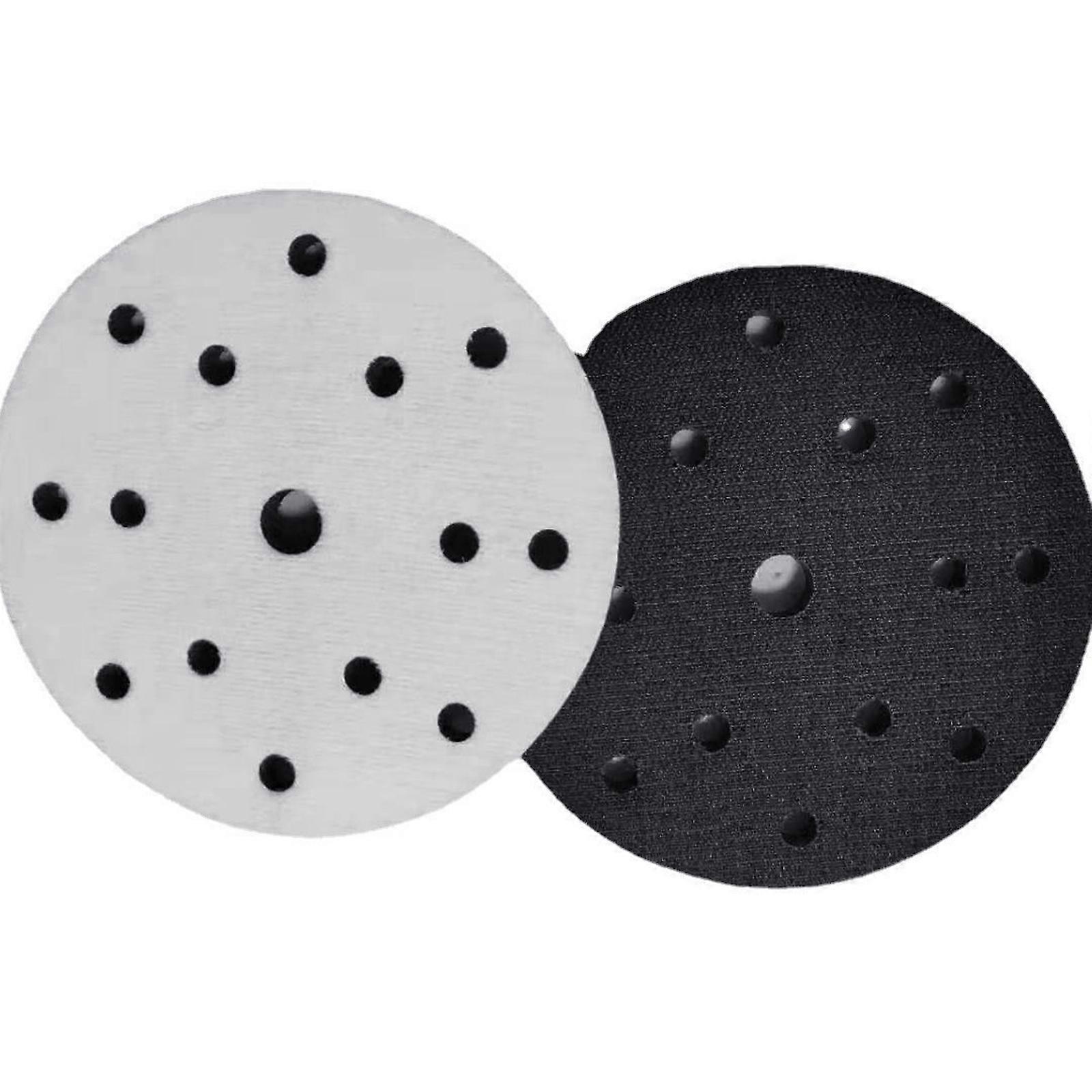 Vibrations Reduction 150mm Backer Pads Compatible for Random Sanders for Smooth Finishes Sanding Interfaces Disc Multicolor