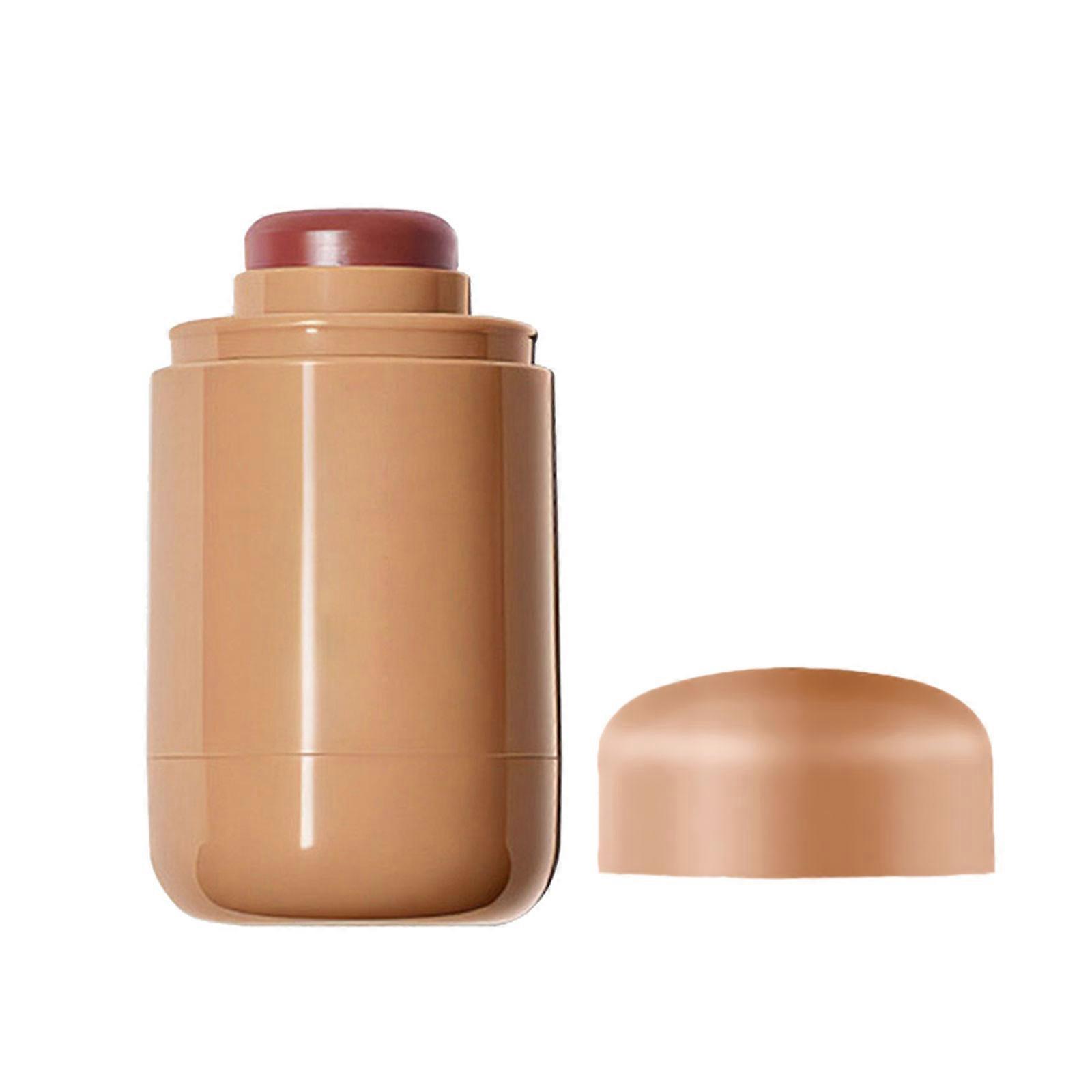 Portable 3Function Makeup Stick Blush Lip Highlighter in Moisturizing Formula Lasts 8Hours NoSmudge Blendable Texture Multicolor