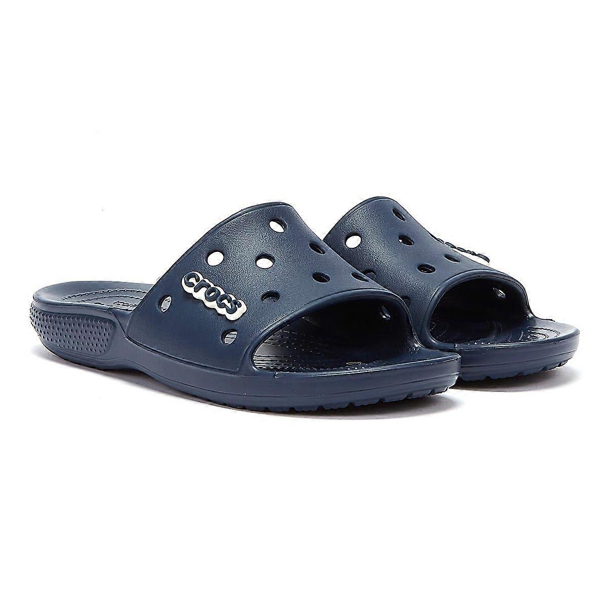 Crocs Classic Mens Navy Slides
