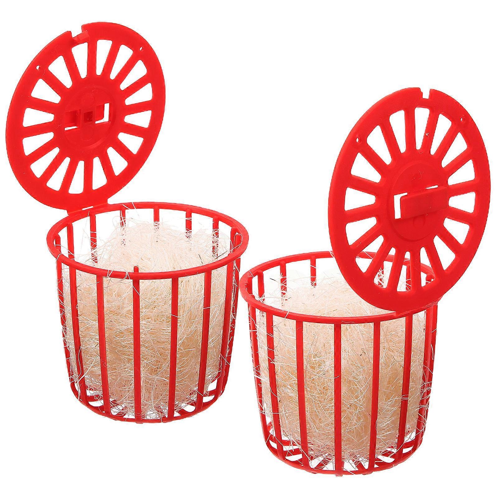 2pcs Bird Nests Hatching Tool Bird Relaxing Nest Basin Birds Nesting Hatching Basin