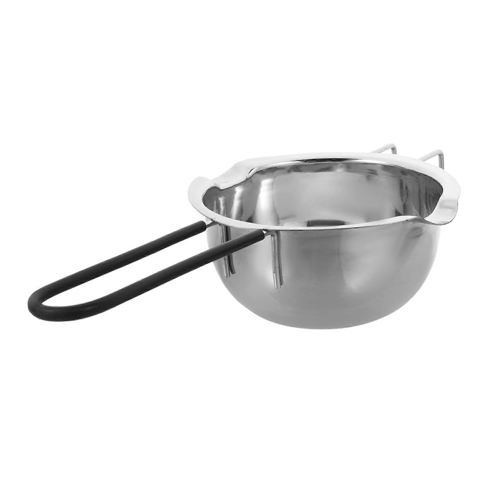 Stainless Steel Chocolate Melting Pot with HeatResistant Handle for Butter, Cheese and Baking