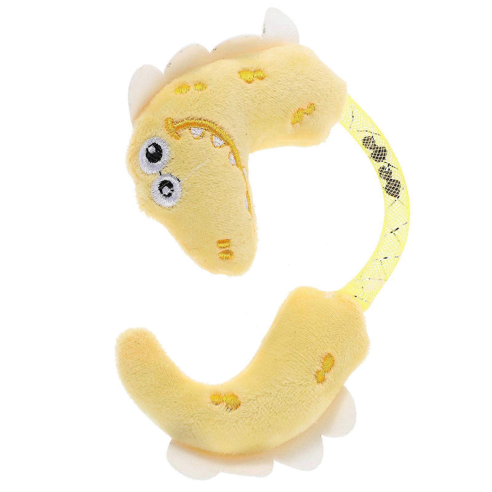 Interactive Cat Toy Dinosaur Plush for Biting and Claw Care