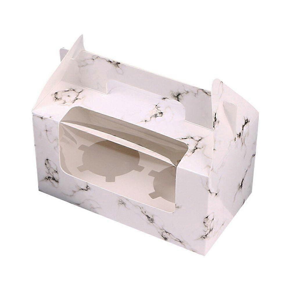 20 Pcs Dessert Containers Muffins Paper Carrier Bread Loaf Cake Boxes