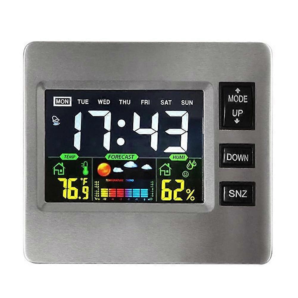 Multifunctional Digital Alarm Clock - Electronic Time Management Reminder Alarm Clock - Color Screen Clock