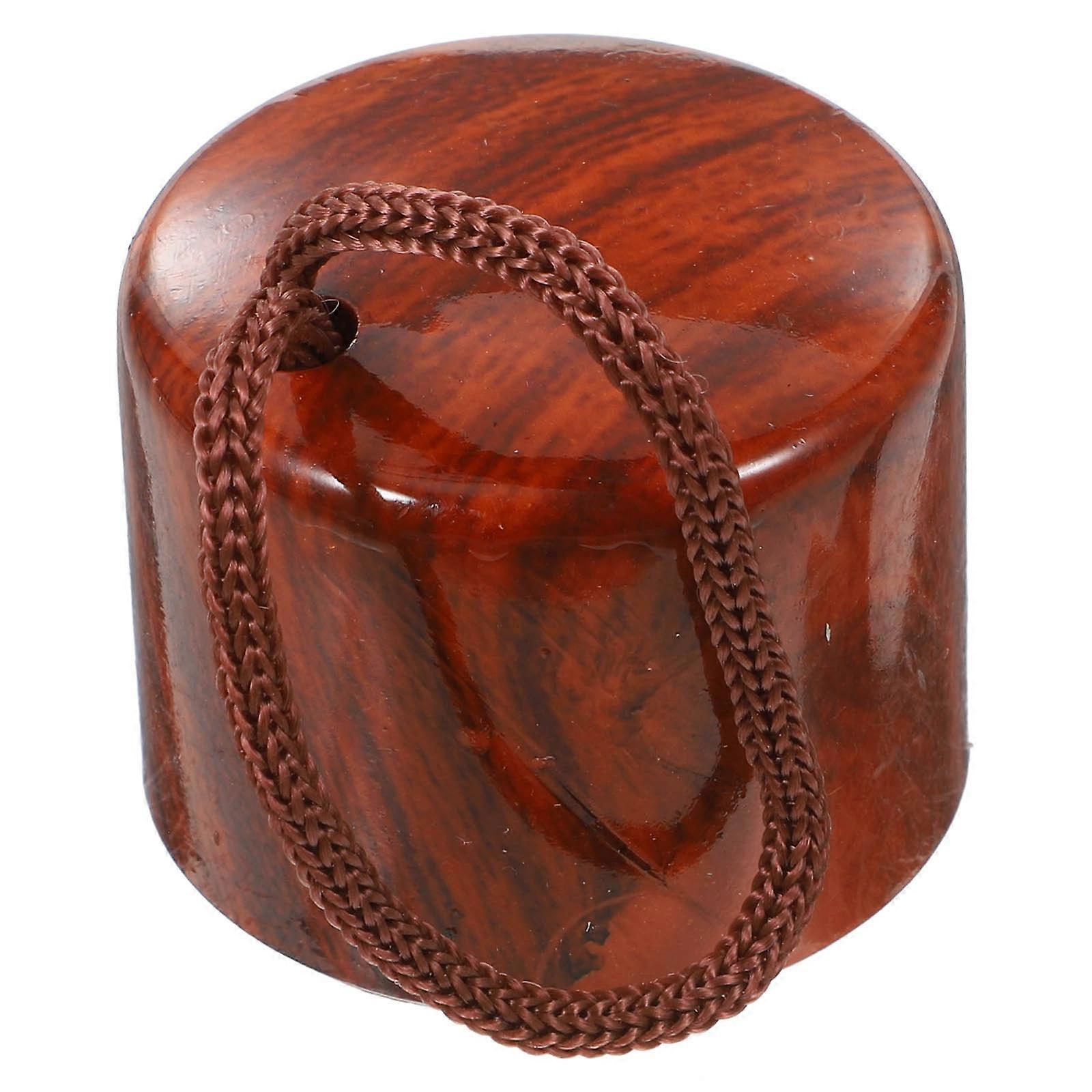 Folding Umbrella Handle Replacement with Sturdy Plastic Grip in Chocolate Color