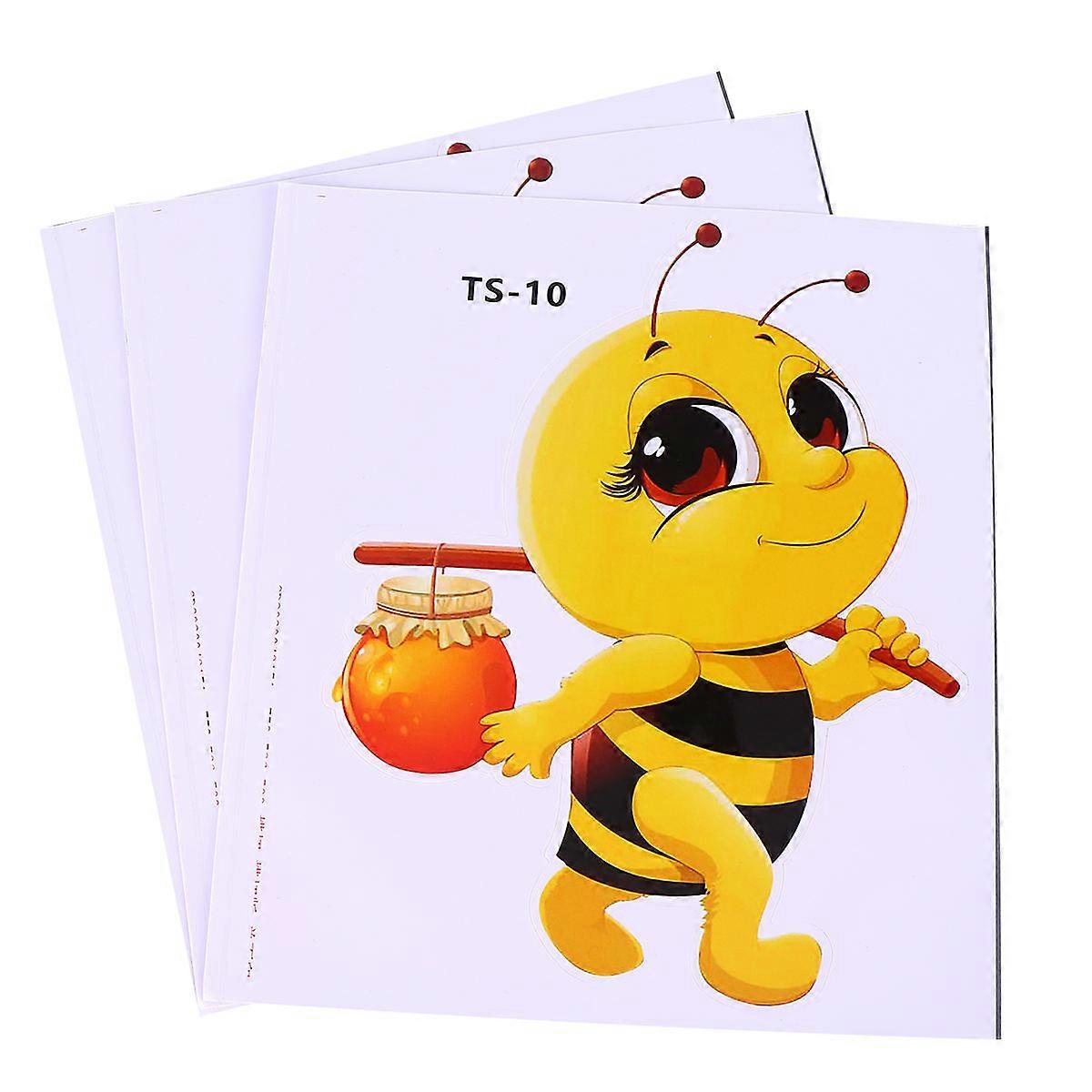 Car Decals Bee Pattern Decorative Car Stickers for Decoration 3Pcs