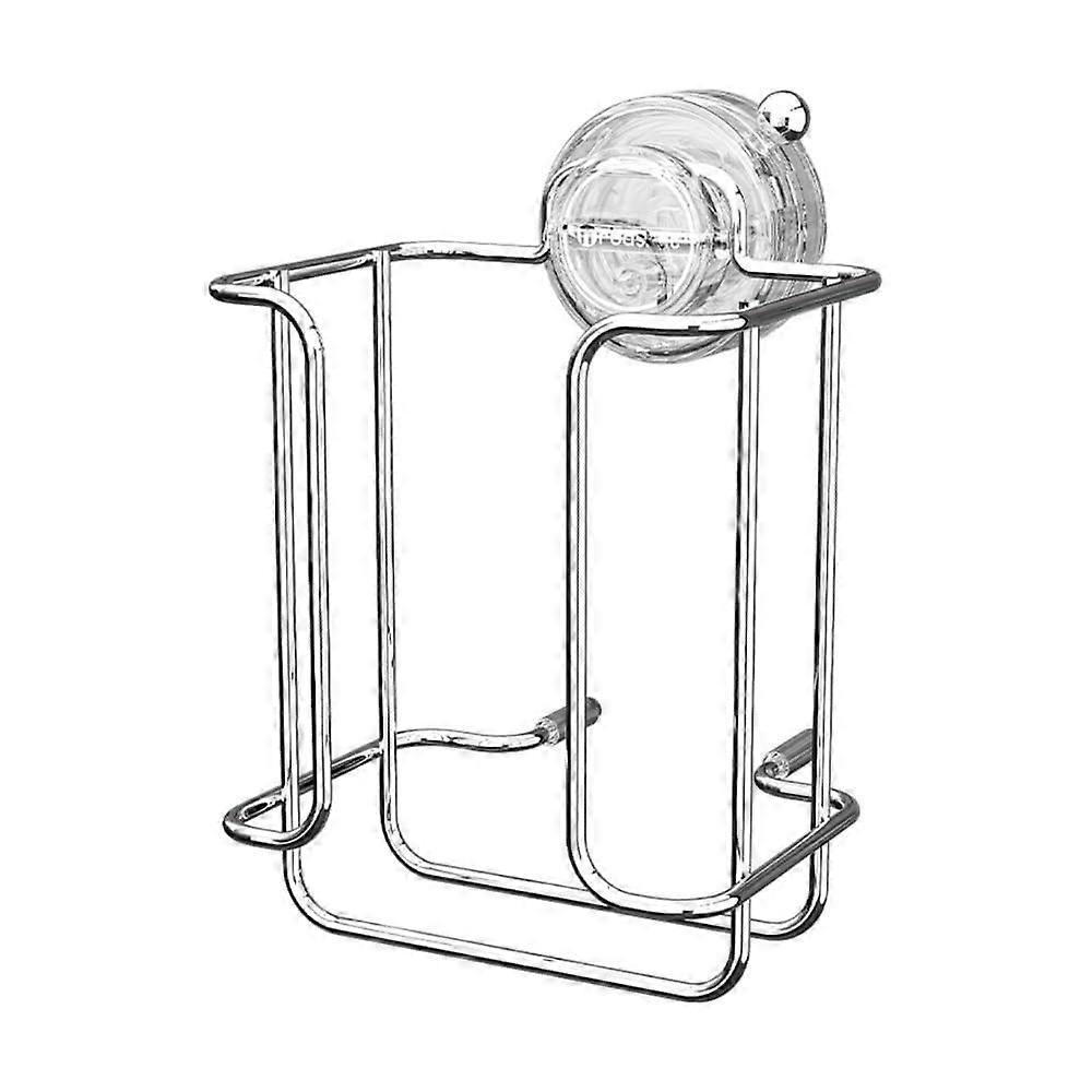 Paper Towel Holder with Strong Suction Cup, NoDrill Wall Mounted Bathroom SpaceSaving Design