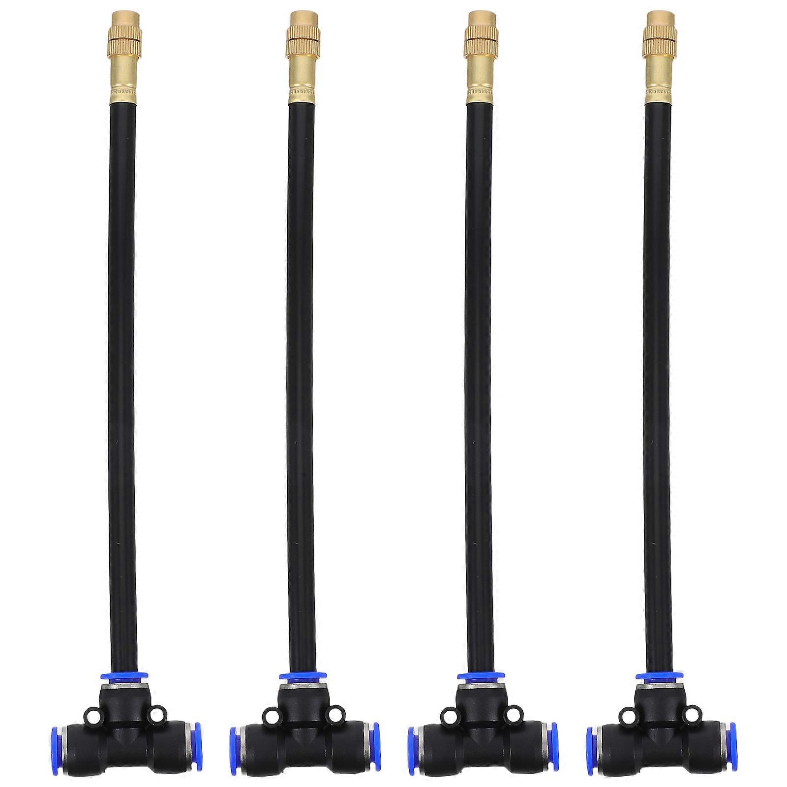 4Pcs Brass Mist Nozzle for Cooling Humidifying Adjustable Copper Spray