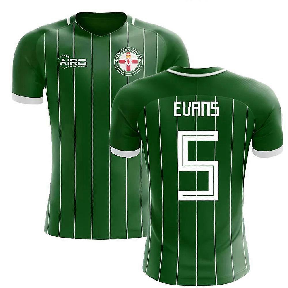 2025-2026 Northern Ireland Home Concept Football Shirt (Evans 5)