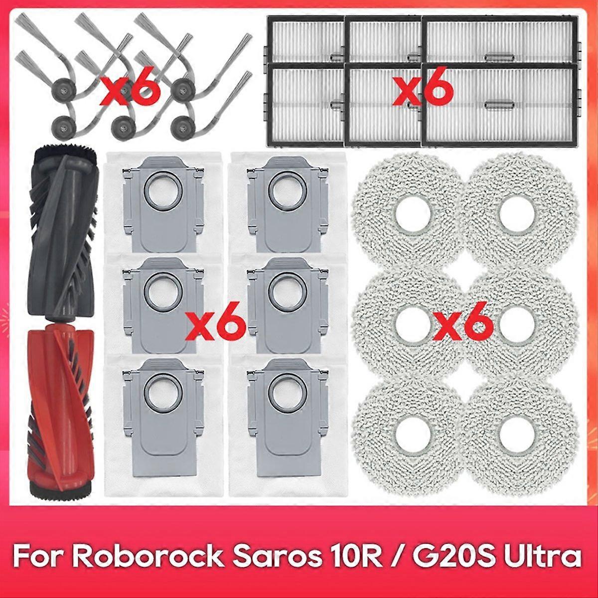 For Saros 10R / G20S Robot Vacuum Cleaner Spare Parts Kit