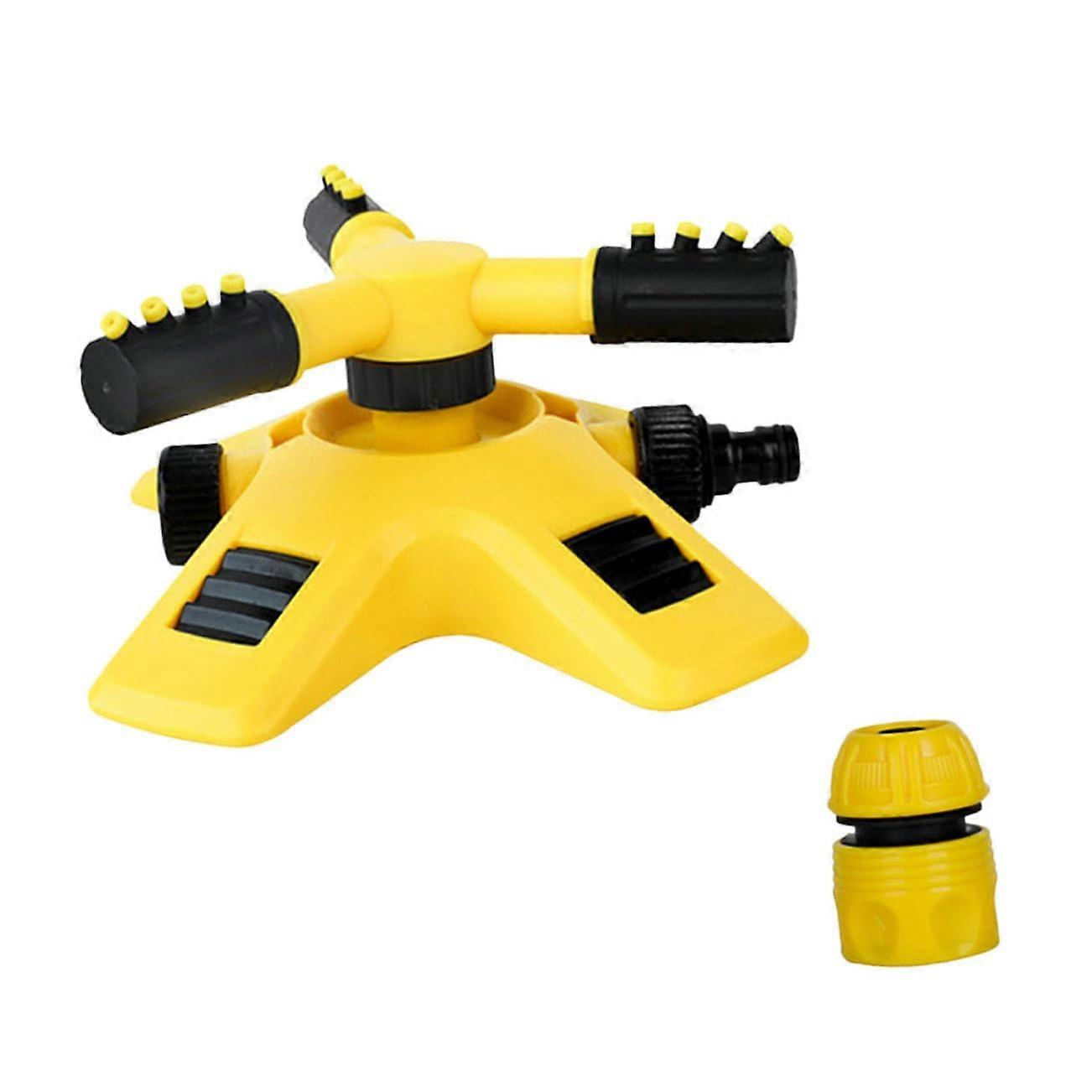 Garden Lawn Sprinkler Rotating Adjustable Angle Water Irrigation System with Hose Connector