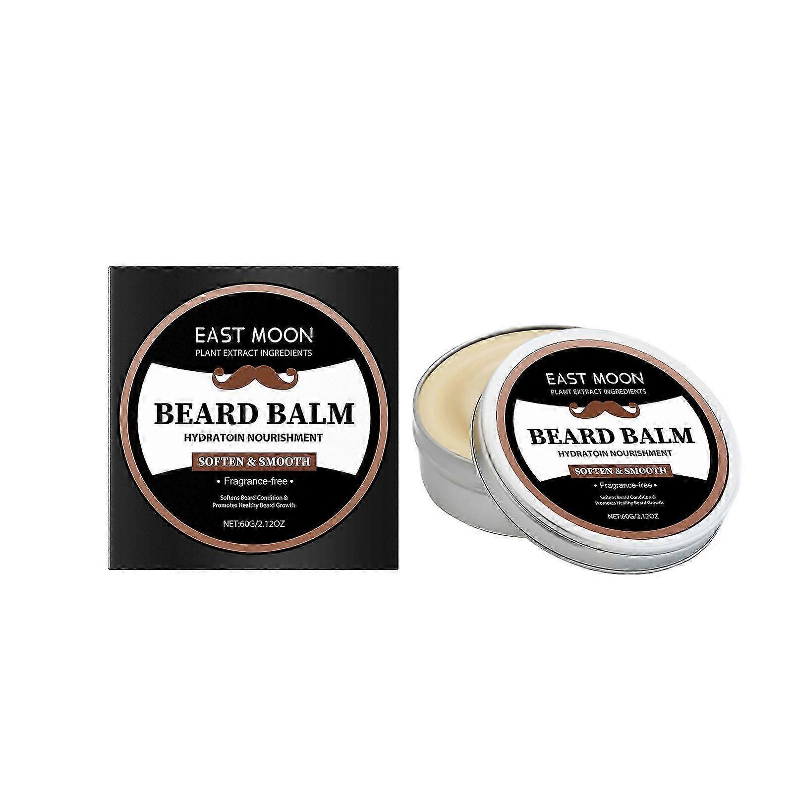 Men's Beard Care Cream - Moisturizing Wax for Soft, Shiny, and Healthy Beards