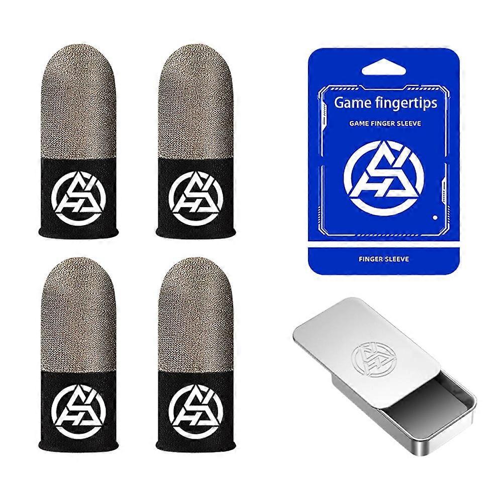 jixopn 1/2 Pair Luminous Fingertips Sweat-Proof Non-slip Touch Screen Gloves Compatible with PUBG Mobile Gaming