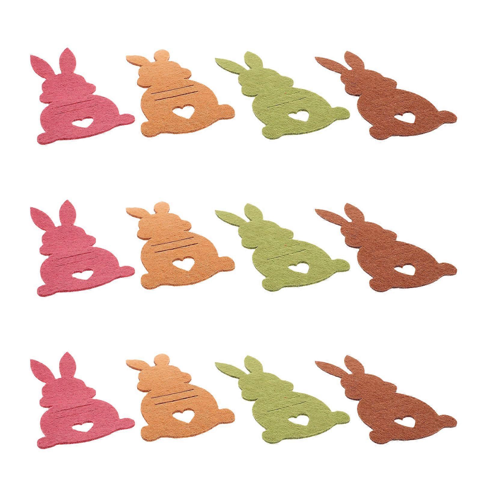Easter Clip Set for Home with 12Pcs Table Card Holders Assorted