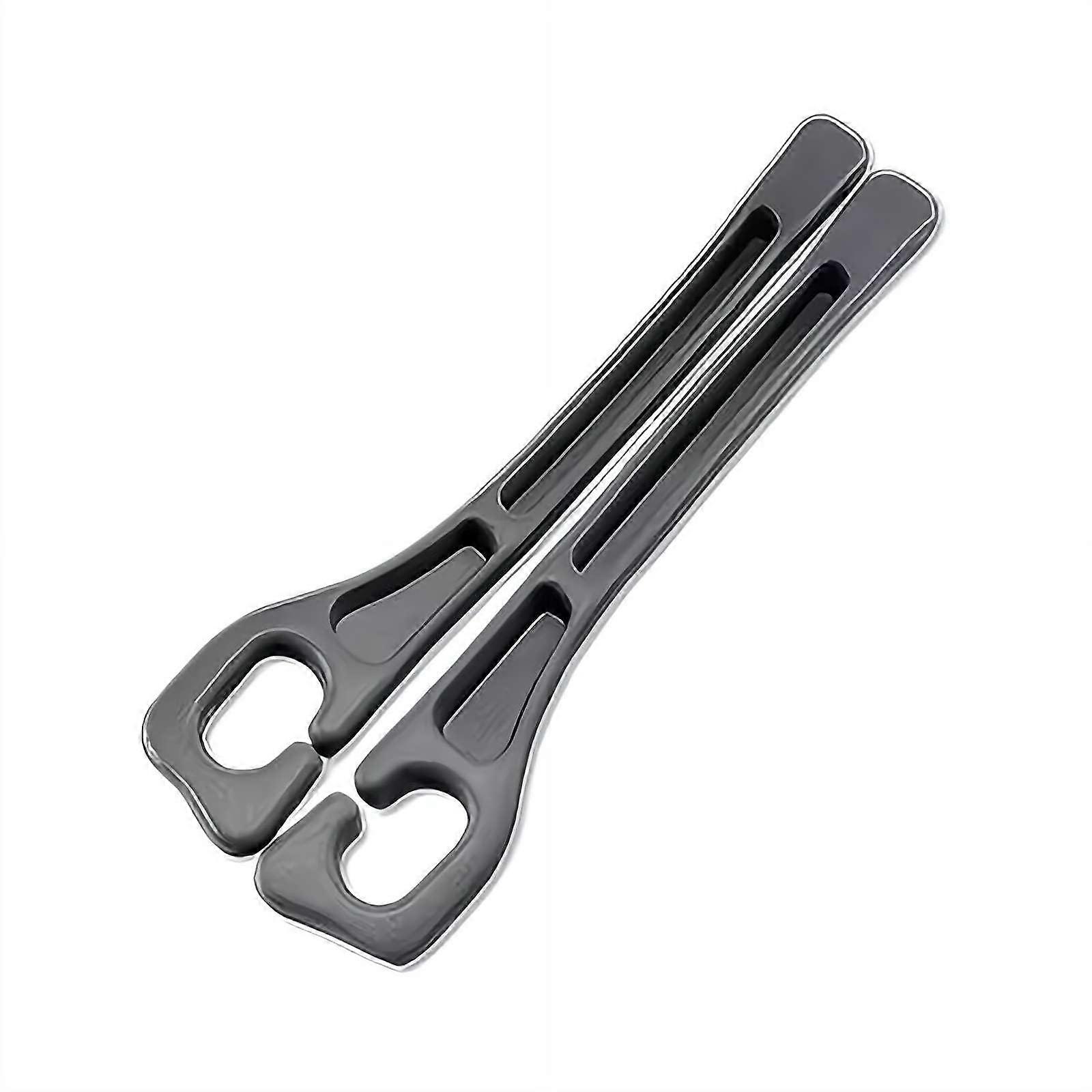 Car Seat Gap Filler 2 Pack, Universal Side Gap Organizer with Gap Blocking Design, Black Set