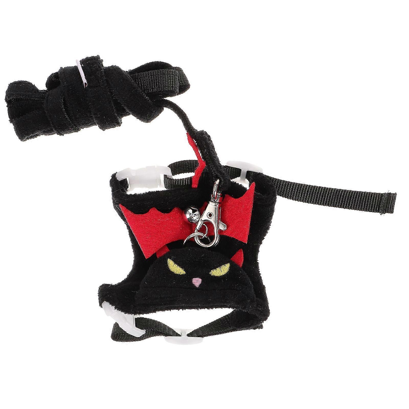 Rabbit Harness Leash Set For Safety Walking Suitable For Small Pets Adjustable Fit 4 Sets Assorted Color