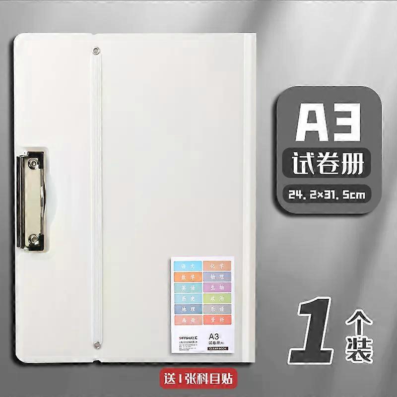 Strap Multifunctional Design A3 File Folder Multifunction Clipboard Document Classification Organizer Stationery
