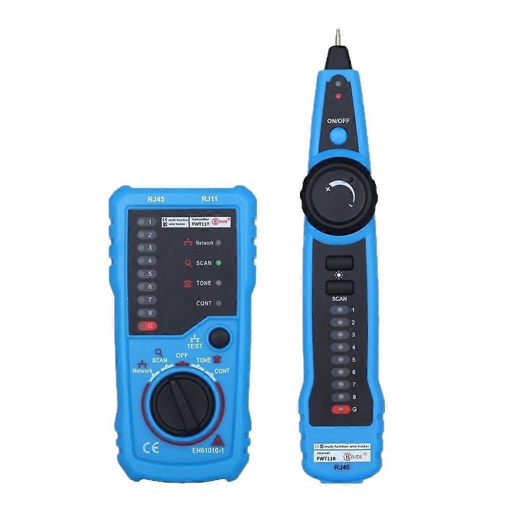 BSIDE Network Cable Tester, Line Finder, RJ11 RJ45 Cable Tracer, Telephone Line Test, Ethernet LAN Network Cat5/6 Collation