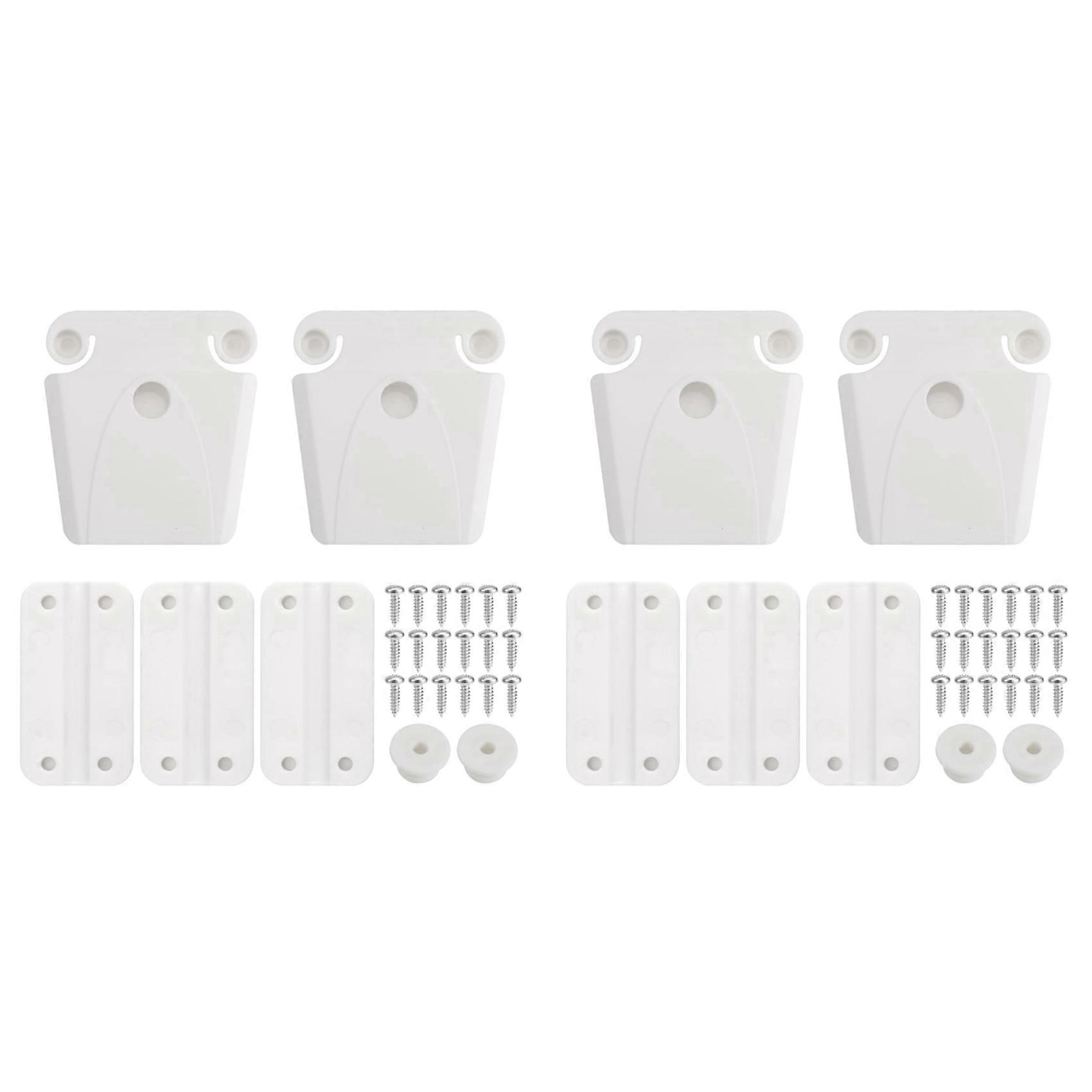 Cooler Hinge and Latch and Screws Kit, 6 Cooler Hinges 4 Latches 4 Cooler Posts Replacement Parts & 36 Screws for Igloo