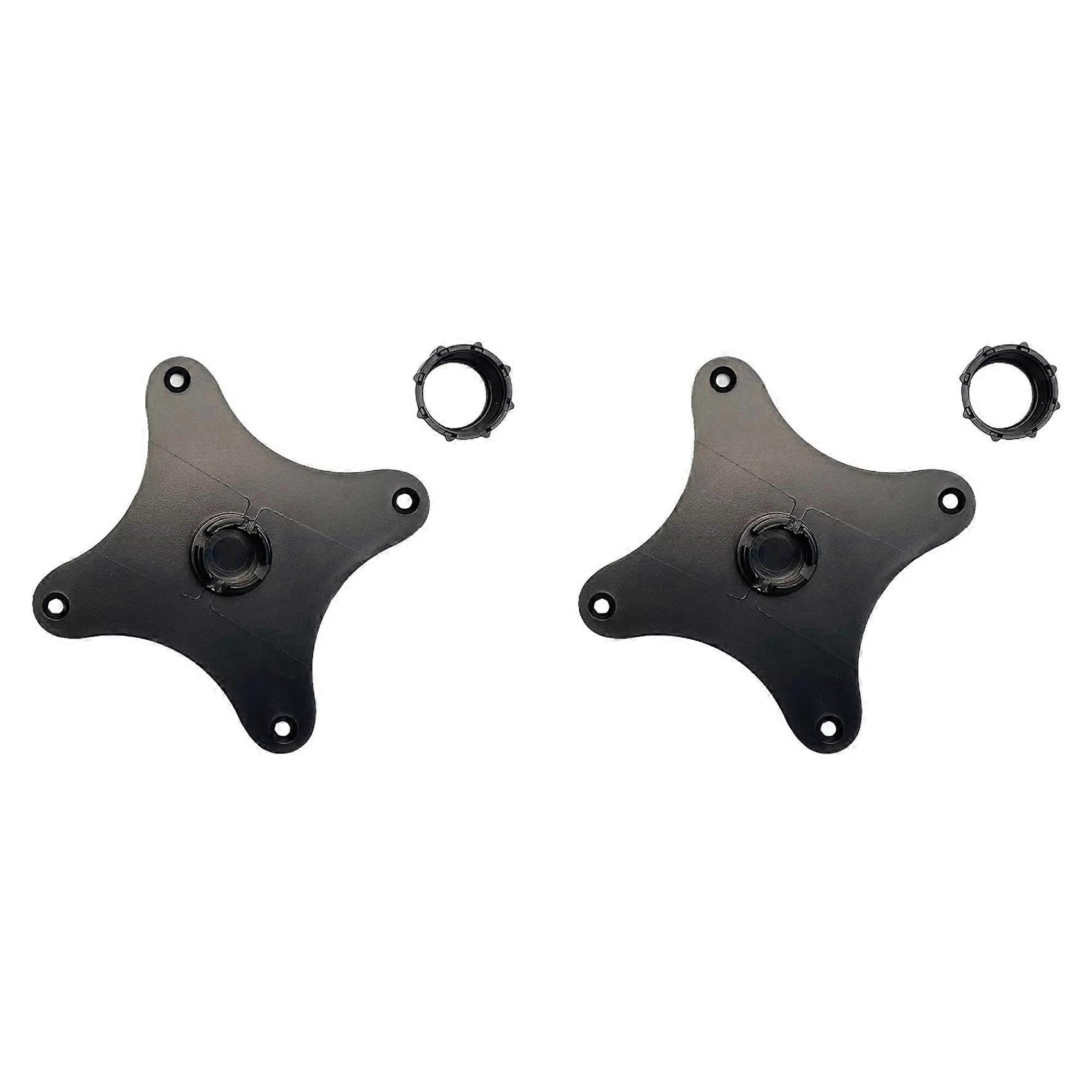 2Pcs Portable Monitor Holder Vesa75 Hole Pitch Ball Head Adapter Free Angle Adjustment Stable Support TV Stand Interface