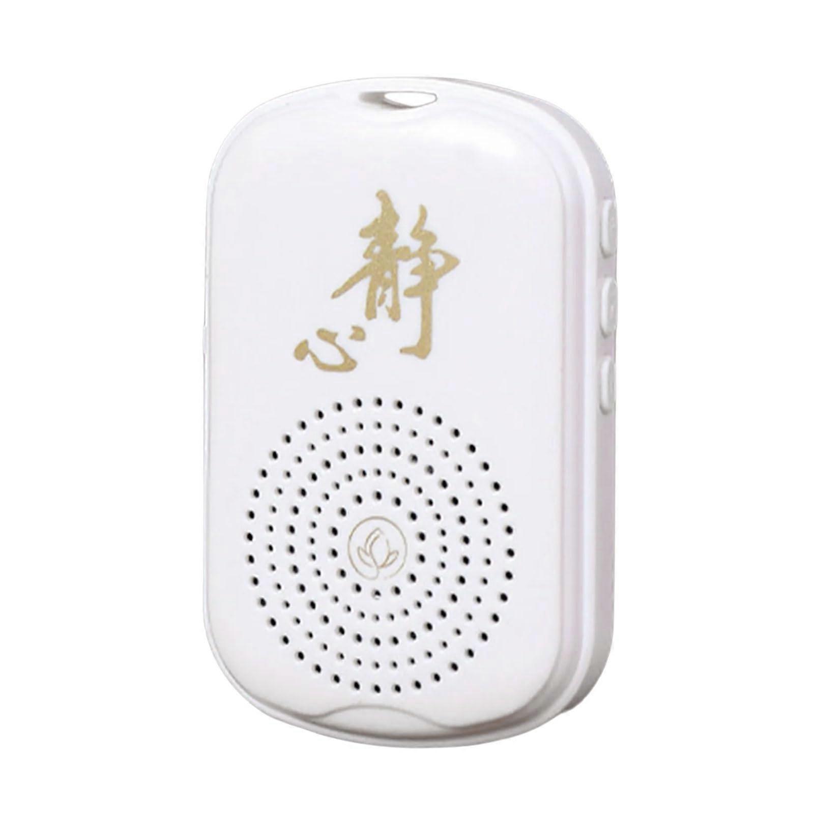 Buddhist Music Player with Clear Sound, Lightweight ABS Meditation Speaker for Home Temple or Outdoor