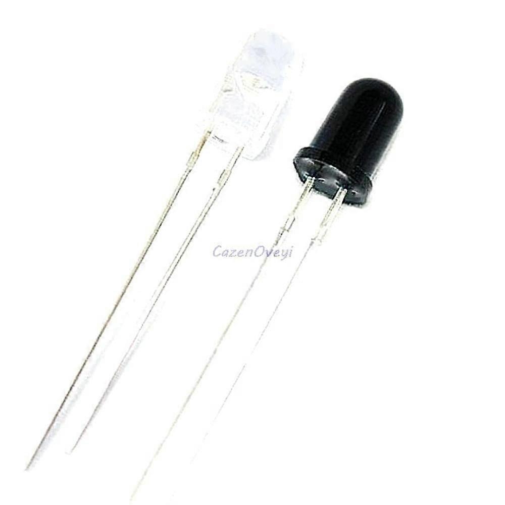 3mm 940nm Infrared LED Emitter and IR Receiver – 100 Pcs 50 Pairs for Remote Control and Sensor Applications