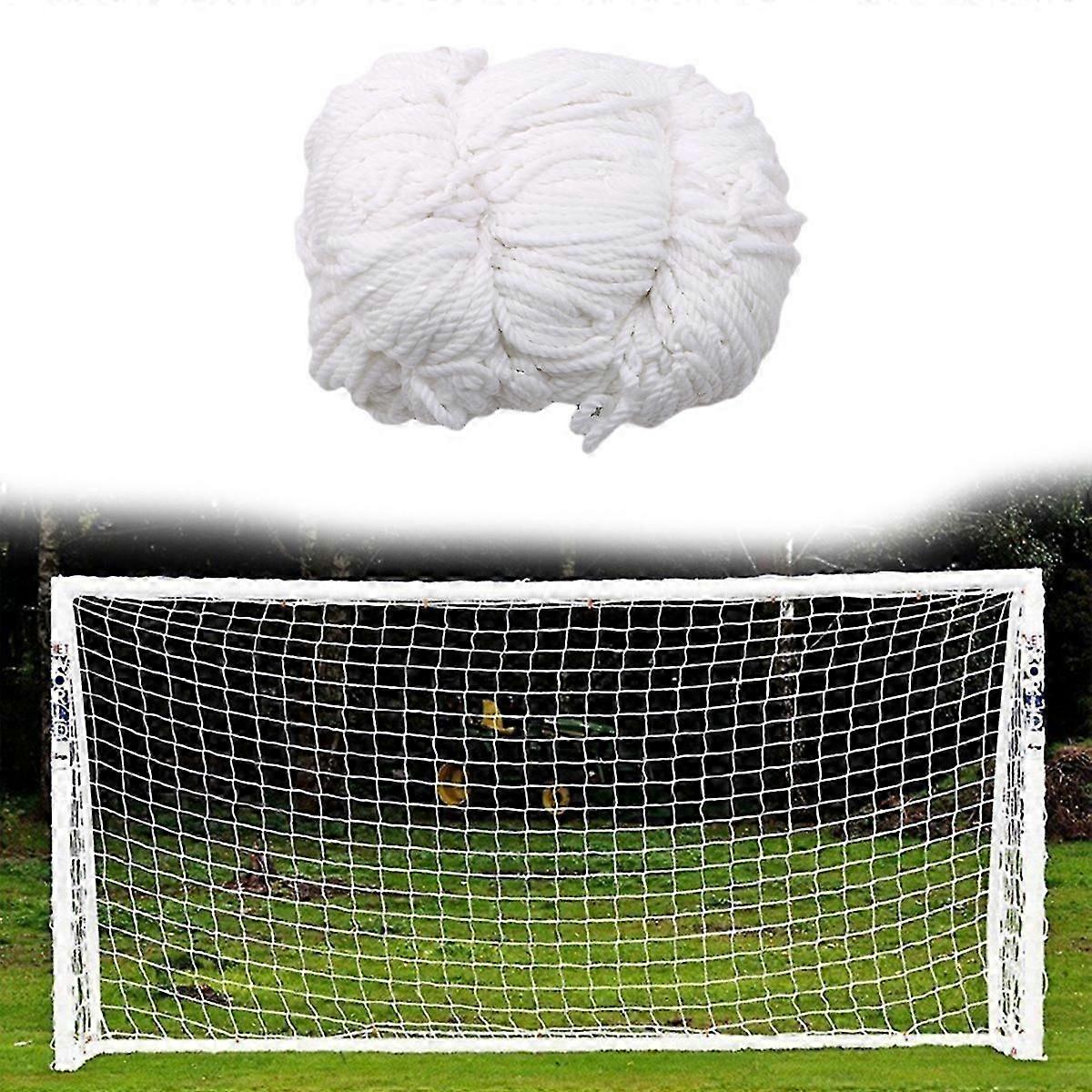 Weatherproof Soccer Net, Durable Polyethylene Training Nets for Full Size Goals, Heavy Duty Construction with Easy Install and Portable Design (8*6ft)