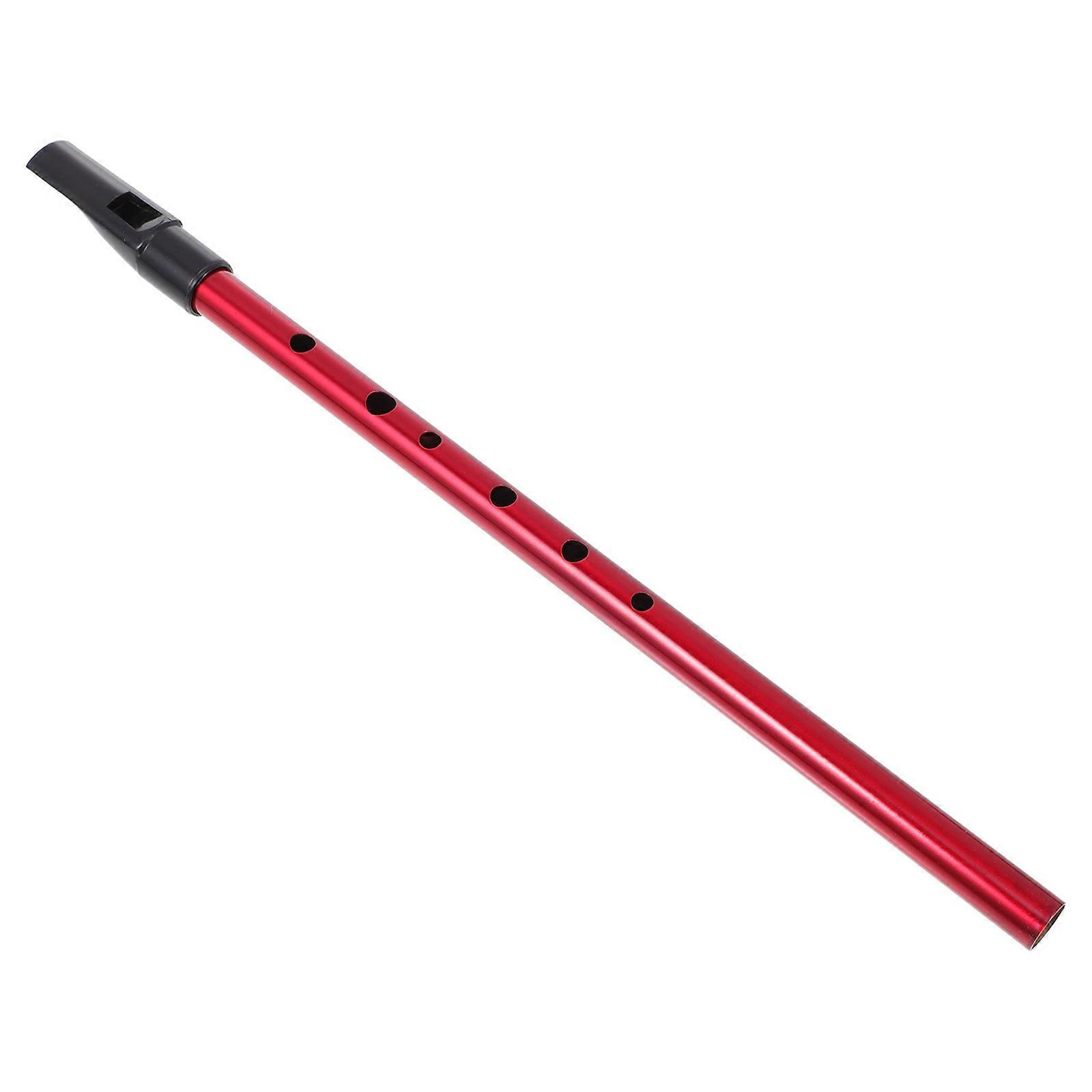 Soprano Recorder Clarinet for Music Learning 2Pcs Red Metal Instrument