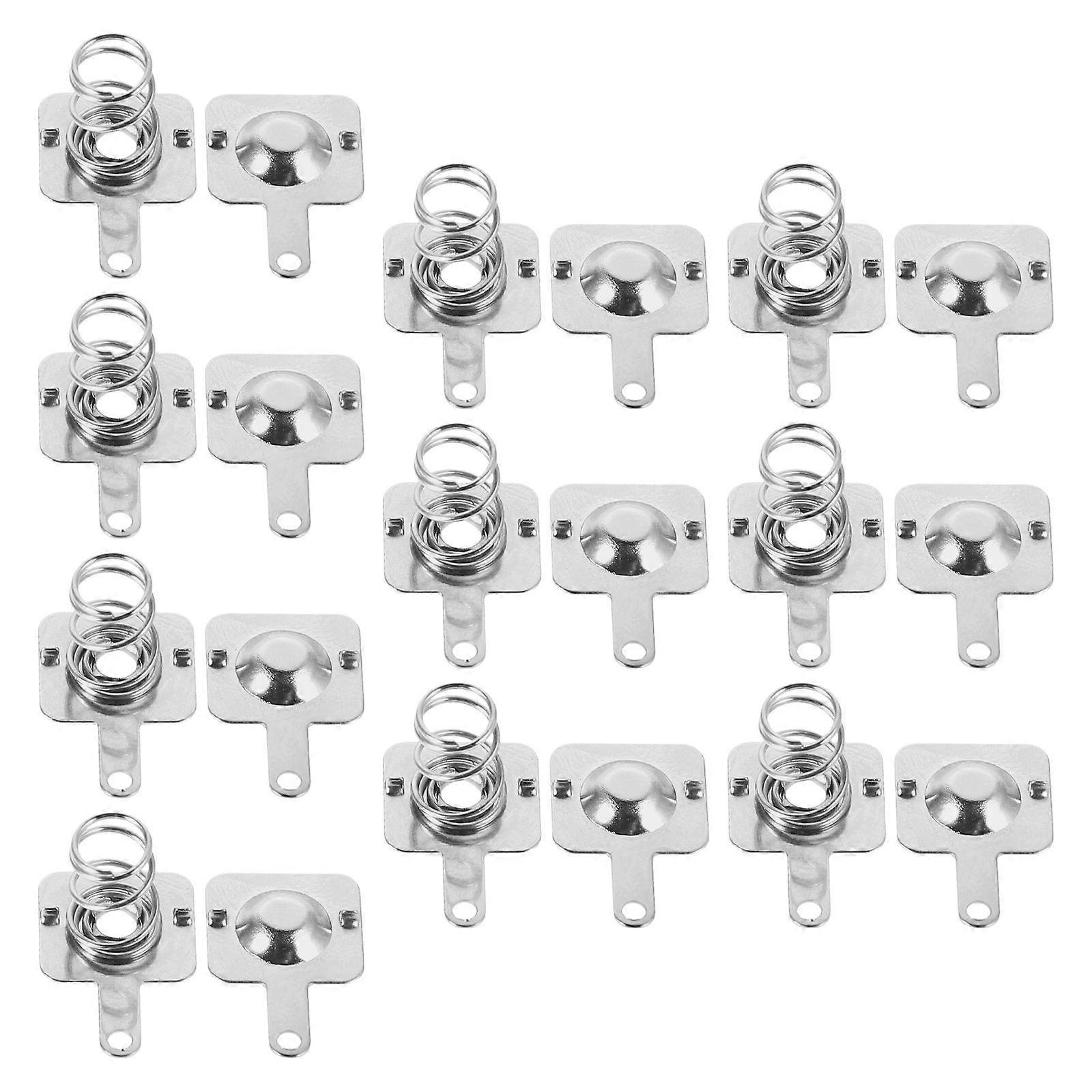 10 Sets Battery Quick Connect Spring Plates For Remote Control Devices Diy Battery Adapter Connector Contact Plates For AAA Batteries