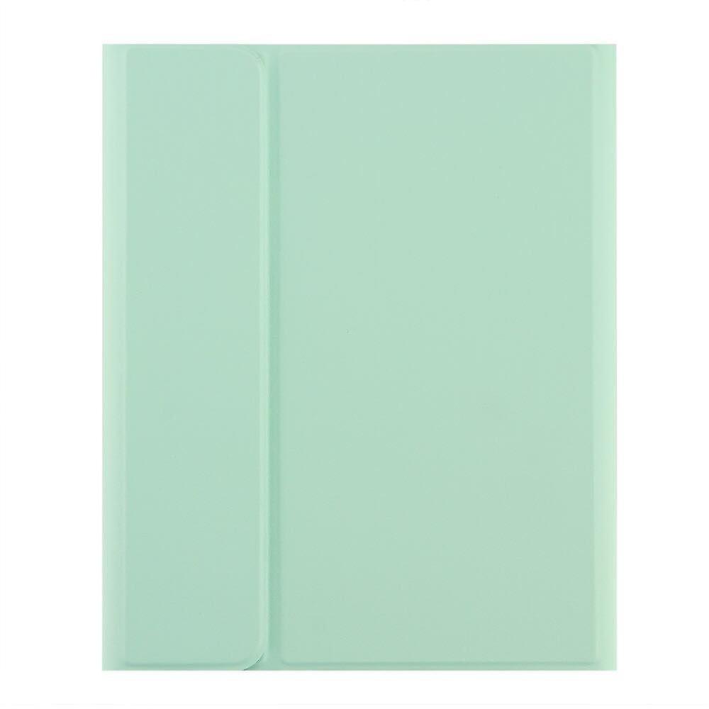 Case For Ipad 10.2"/10.5"mint Green Single Leather Bluetooth Keyboard No3244