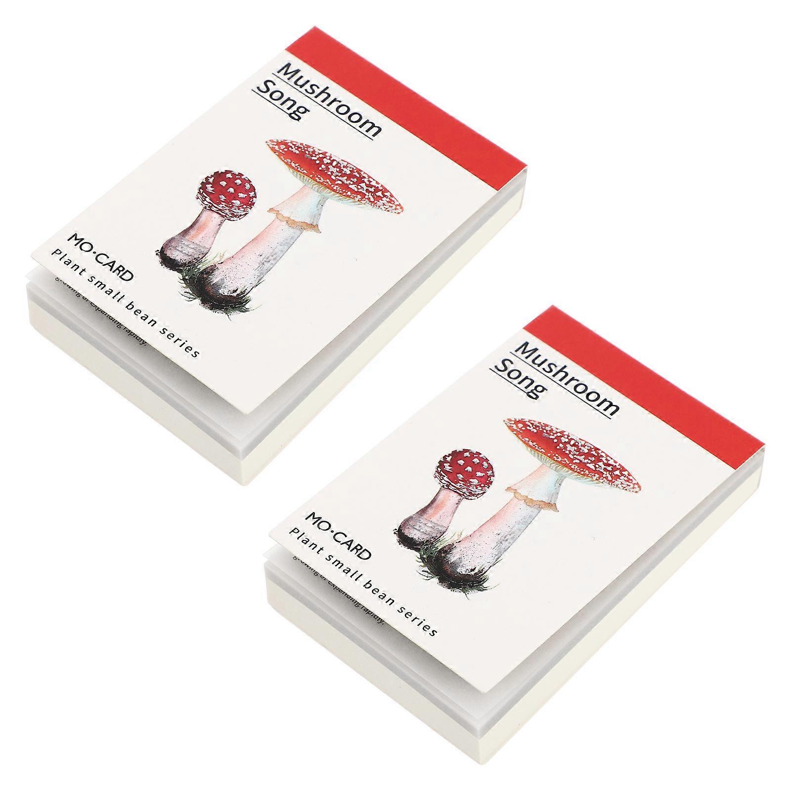 Red Plant Hand Account Note Paper for DIY Use 2Sets Creative Decor