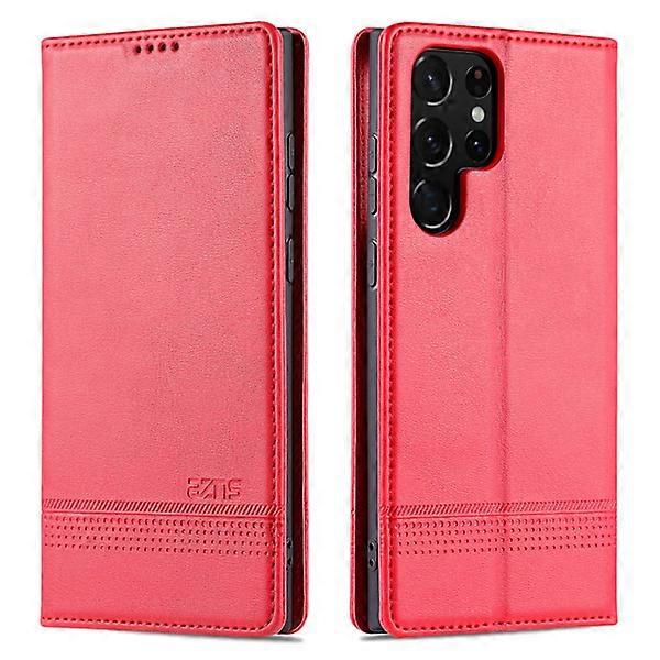 Smooth Wallet Case - compatible with Samsung Galaxy S22 Ultra Red