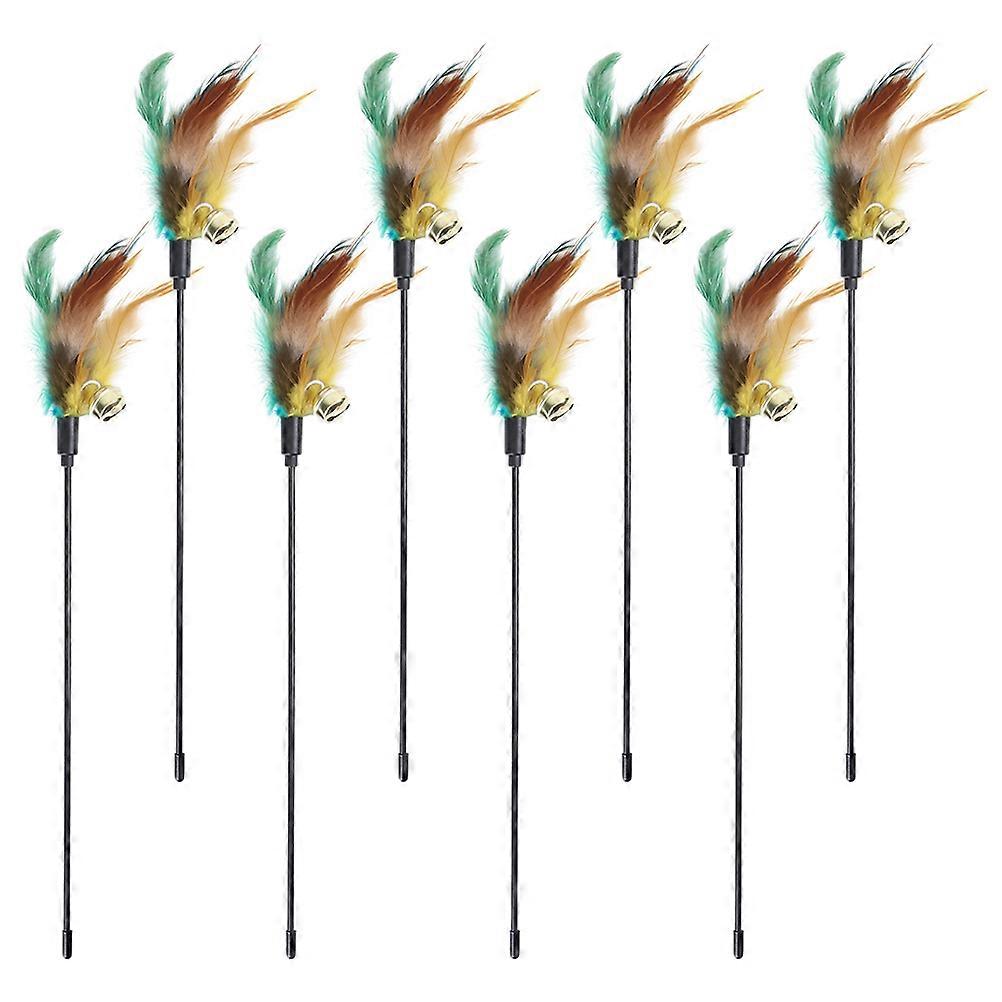 Cat Teaser Toy for Playing 24Pcs Interactive Indoor Cat Household Use