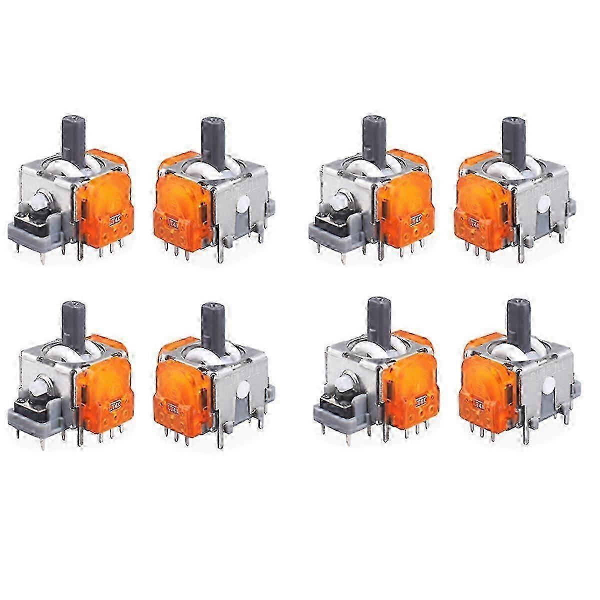 8Pcs for PS5 Controller TMR Electromagnetic Joystick Gamepad Thumb Stick 3D Analog Sensor Replacemen