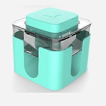 Katt och hund Universell husdjur automatisk matare Kul push-typ katt- och hundläckagedispenser Transparent spannmålsmatning