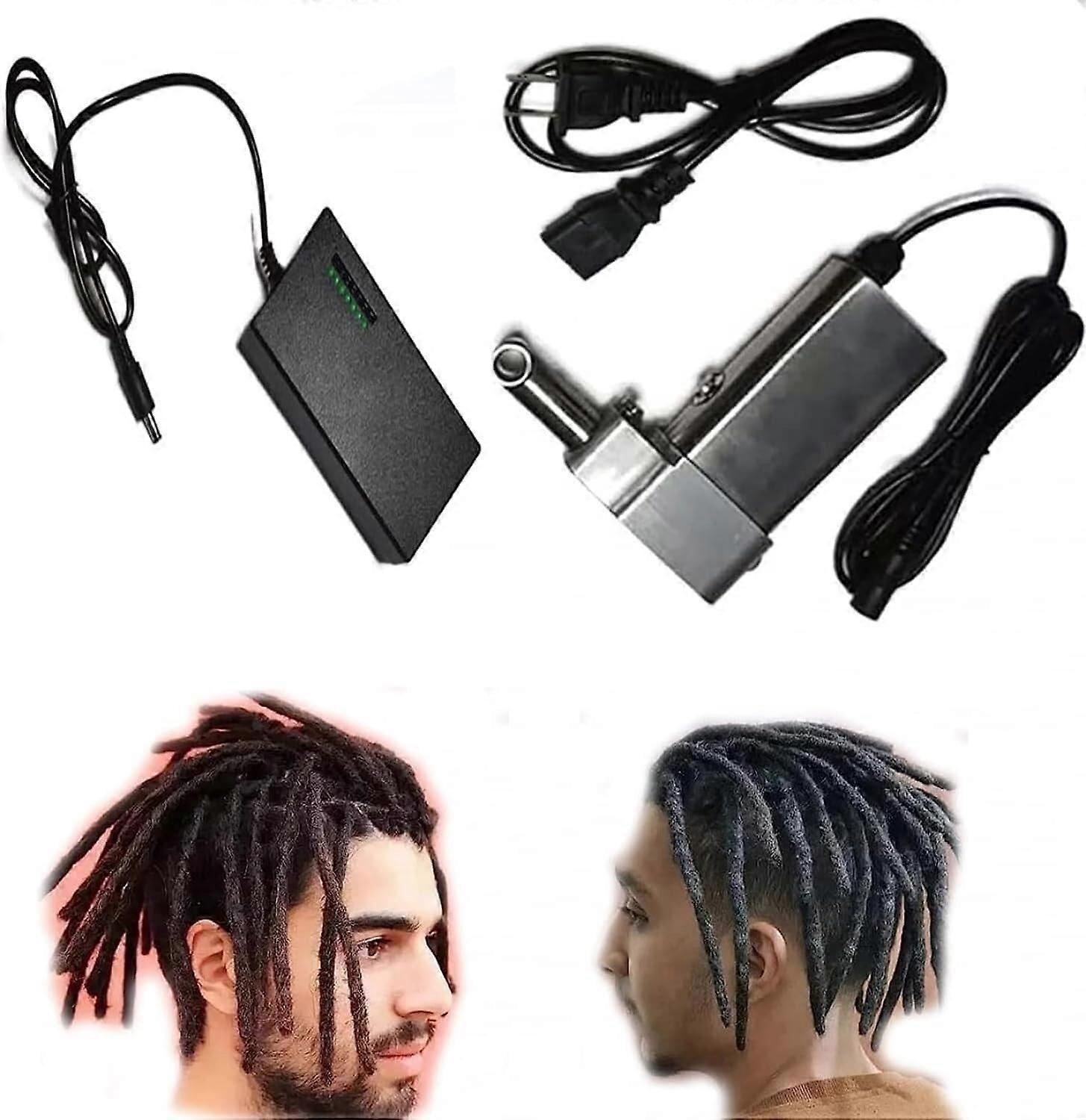 Electric Dreadlock Machine with Triple Crochet Hooks, Adjustable 6mm Loc Maker for Fast Repairs