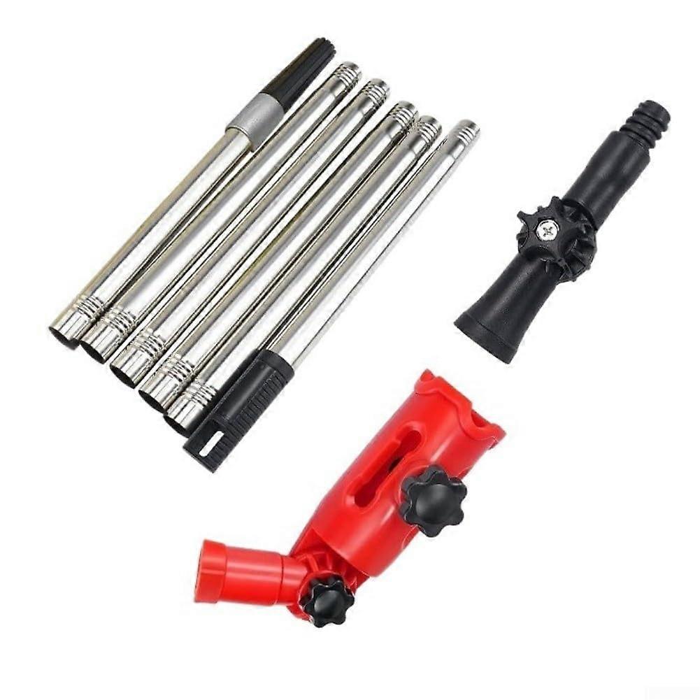 57ft Telescopic Gutter Cleaning Tool with Adjustable Adapters for  Roofs and HardToReach Areas