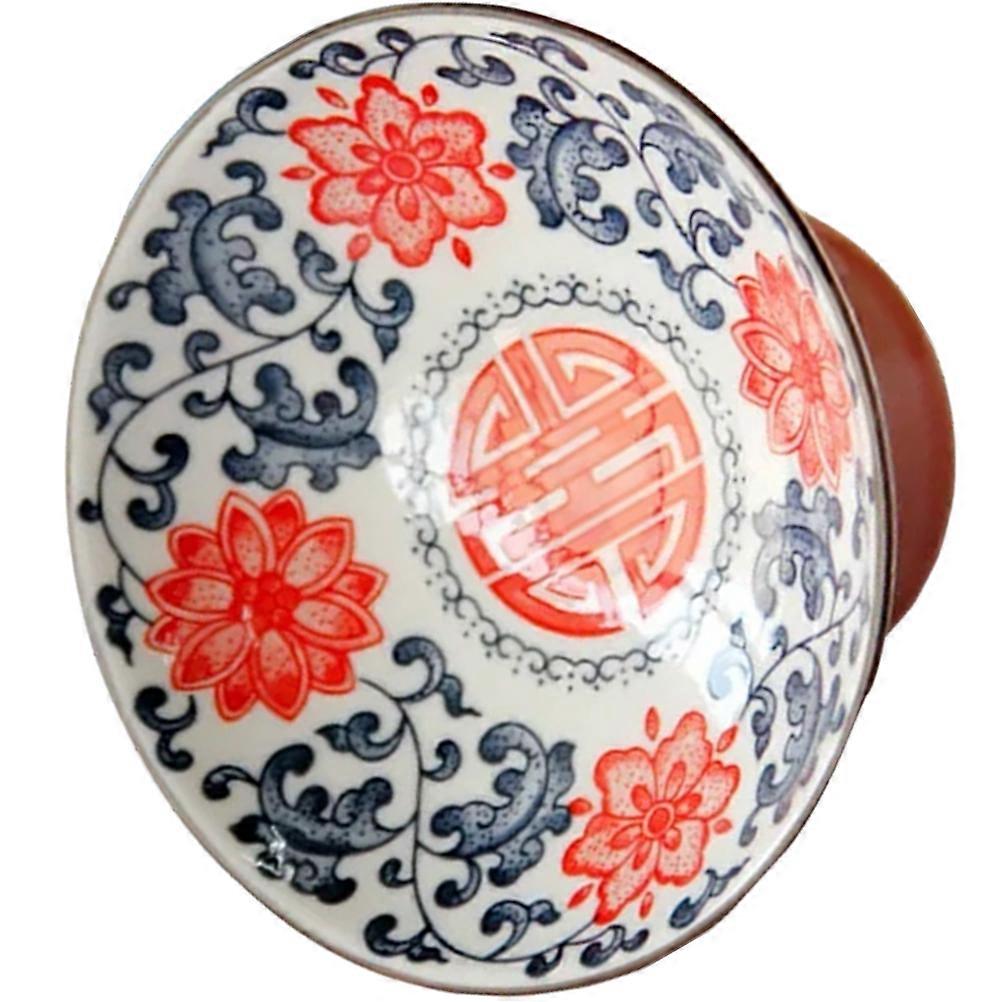 Fruit Storage Ceramic Plate Vintage Style Dining Table 6x6x12cm 1Set