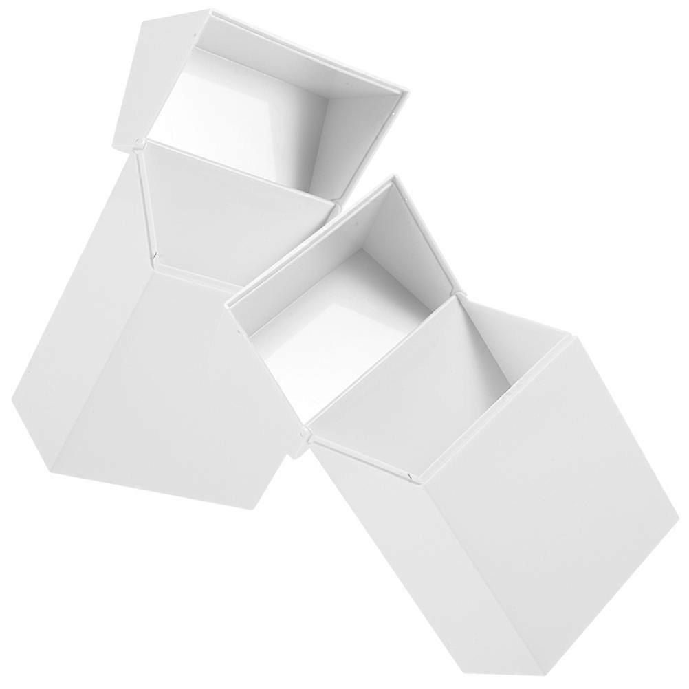 Mini Storage Containers Small Plastic Box for Hair Organizer 2Pcs