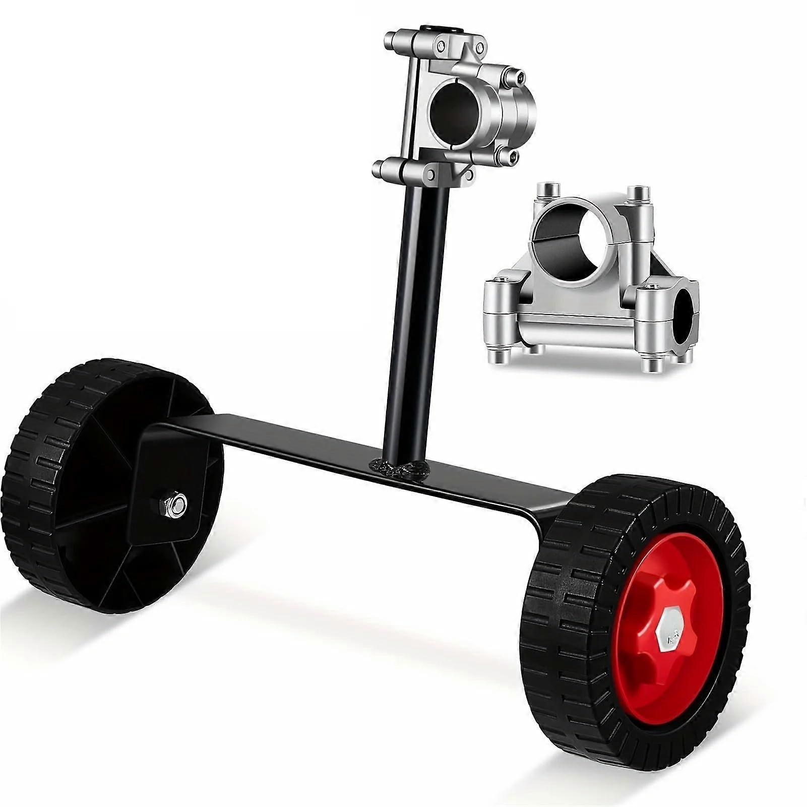 Adjustable Lawn Mower Support Wheels with Enhanced Traction, 26/28mm String Trimmer Replacement