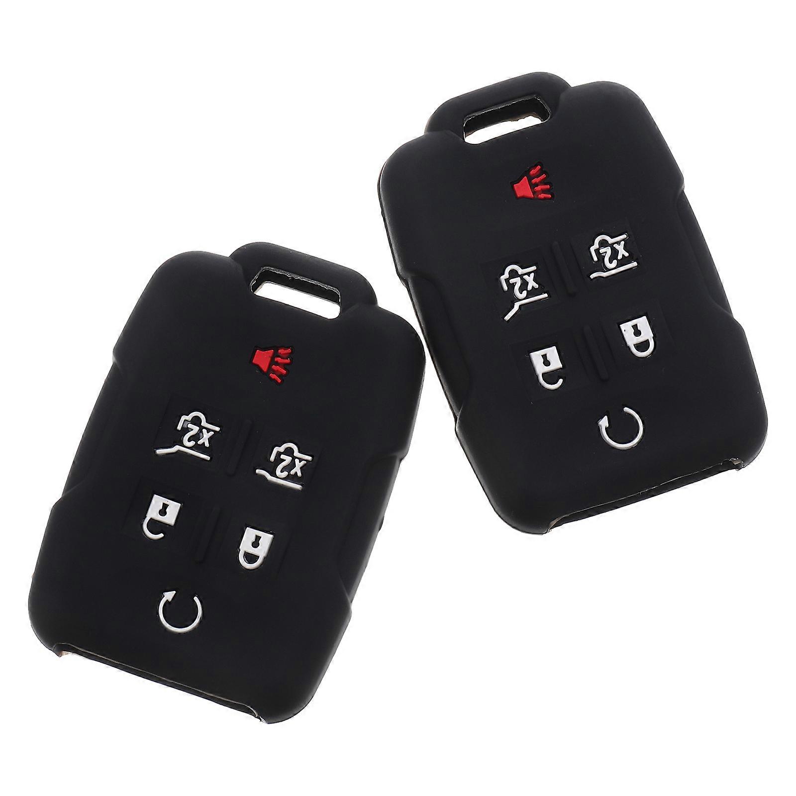 Car Key Protector Bag Silicone Case 2Pcs for Auto Key Protection