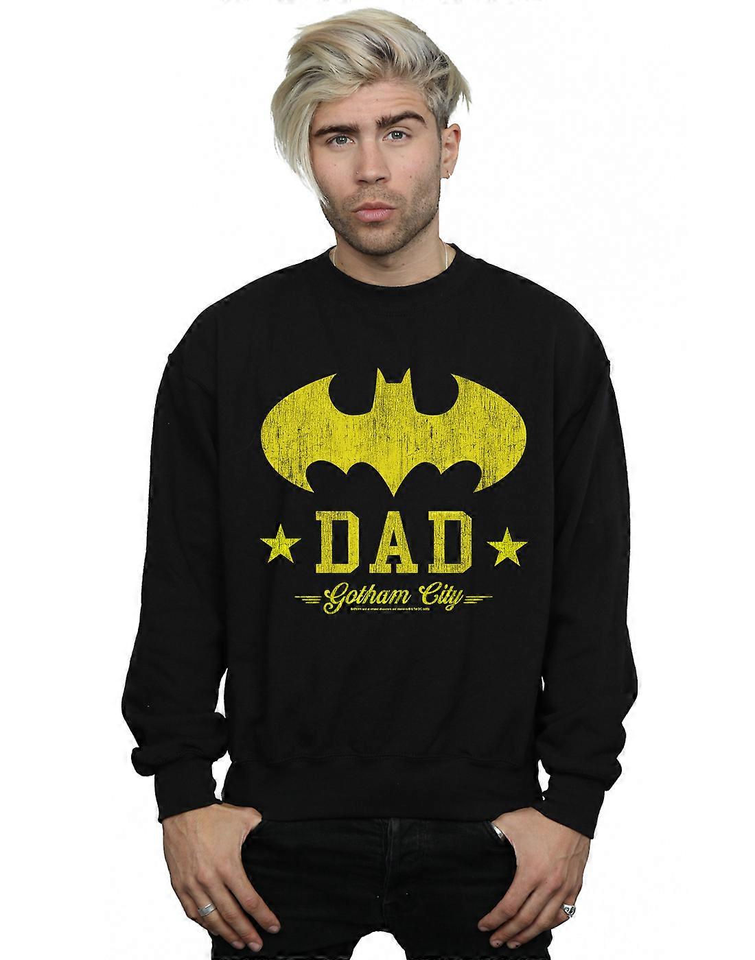 DC Comics Men's Batman I Am Bat Dad Sweatshirt