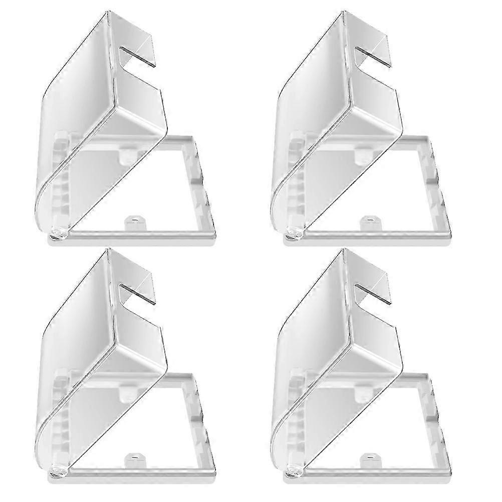 Home Use Bathroom Socket Protective Cover with Transparent Outlet Covers 8Pcs