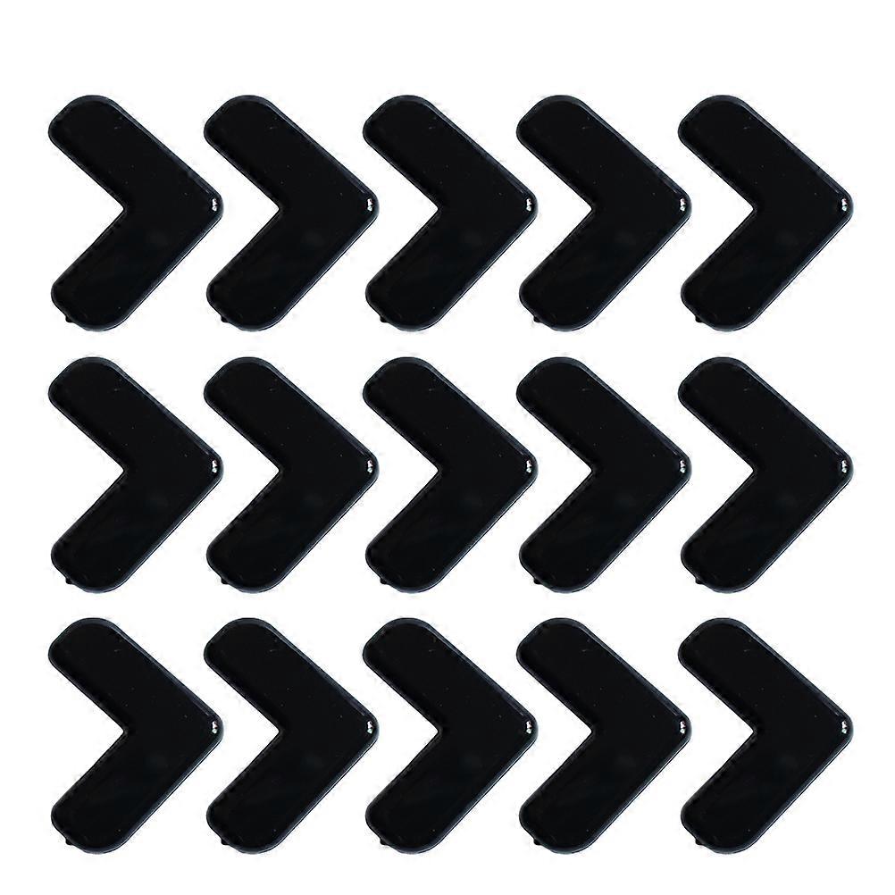 Corner Silicone Protector for Protection 20Pcs Black Color