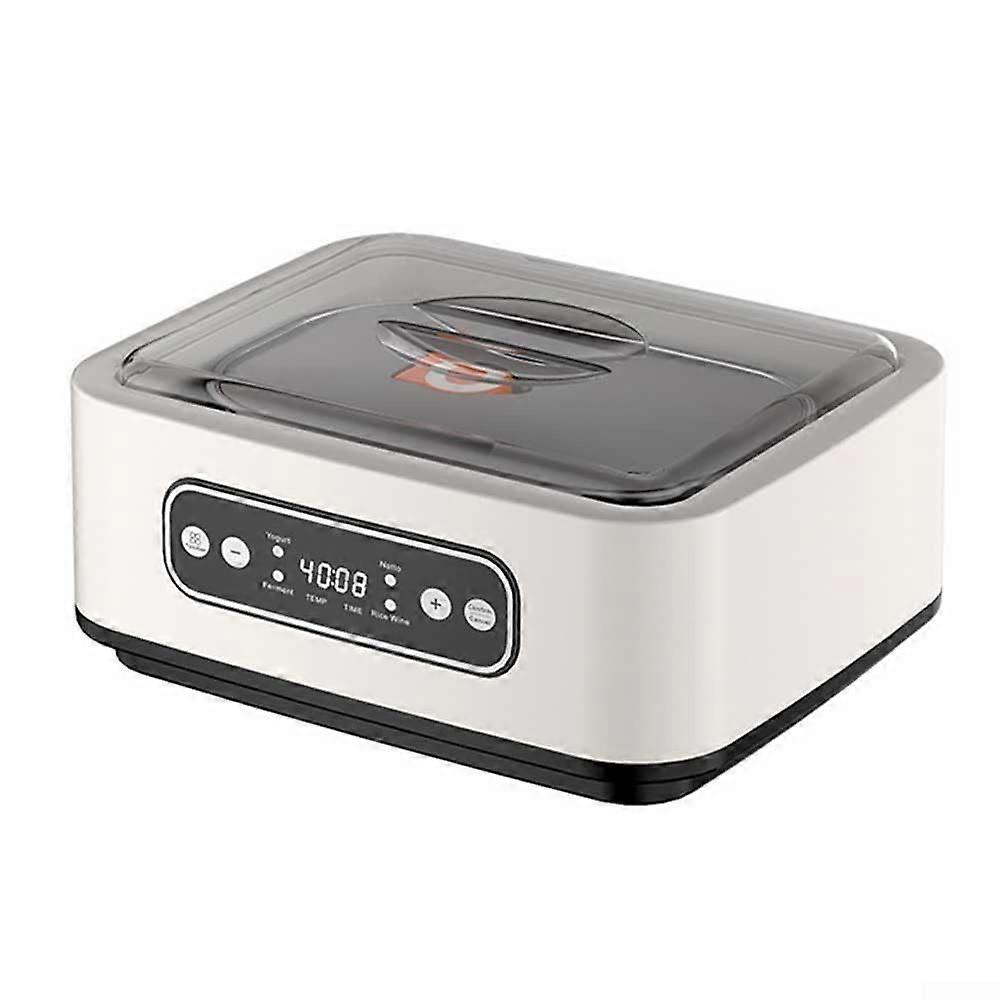 Electric Yogurt Maker with Precise Temperature Control, 1.6 Quart Stainless Steel Pot, Auto Timer