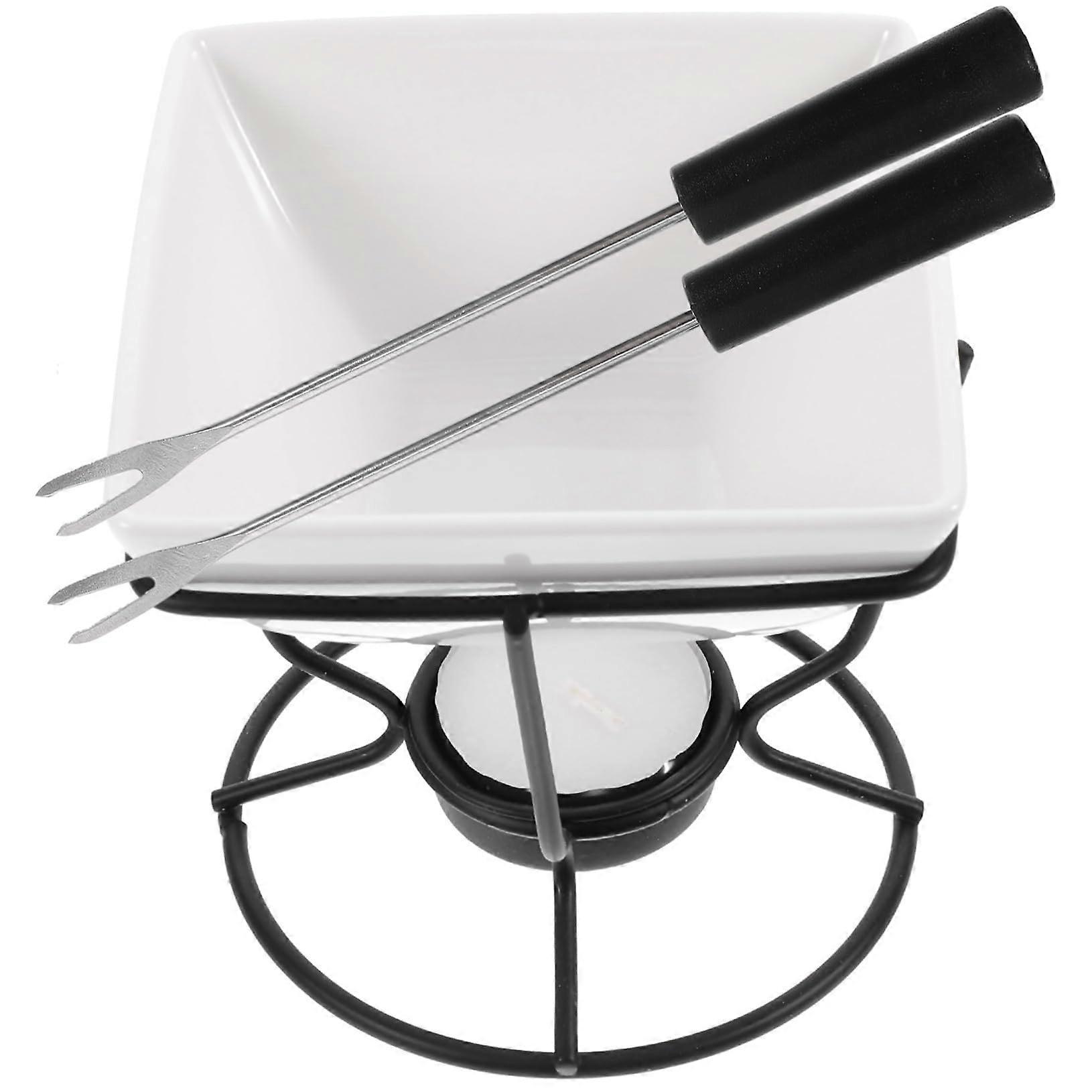 Electric Chocolate Melting Pot with Precise Temperature Control for Cheese Fondue and Baking